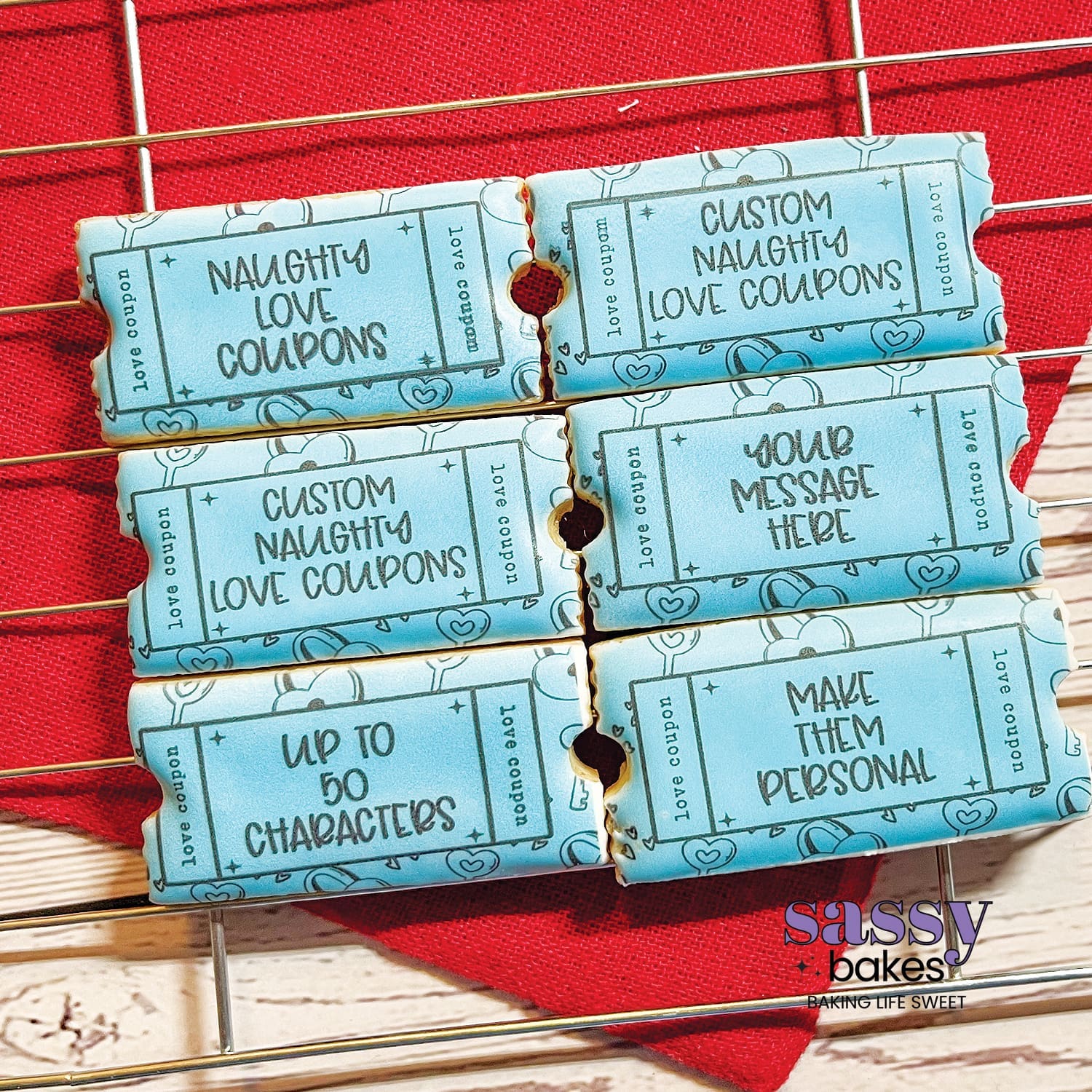 Naughty love coupons for Valentine's Day